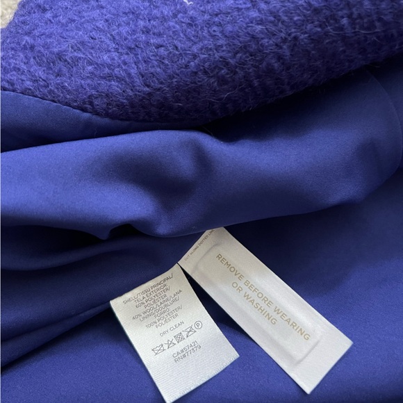 NWT Ann Taylor double breasted wool overcoat - Picture 4 of 5